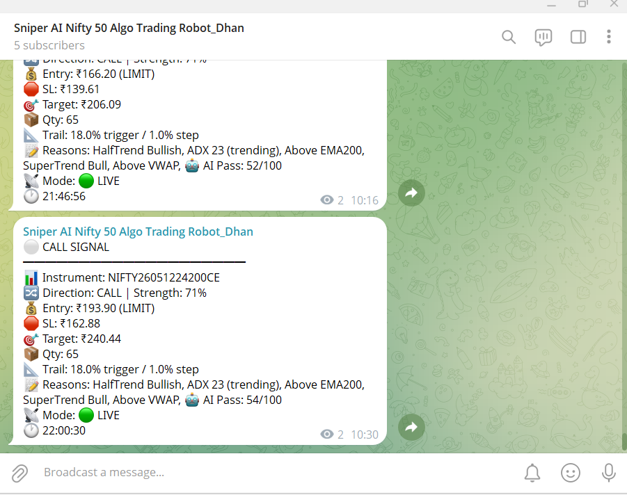 Fully Automated Trading — No Manual Intervention