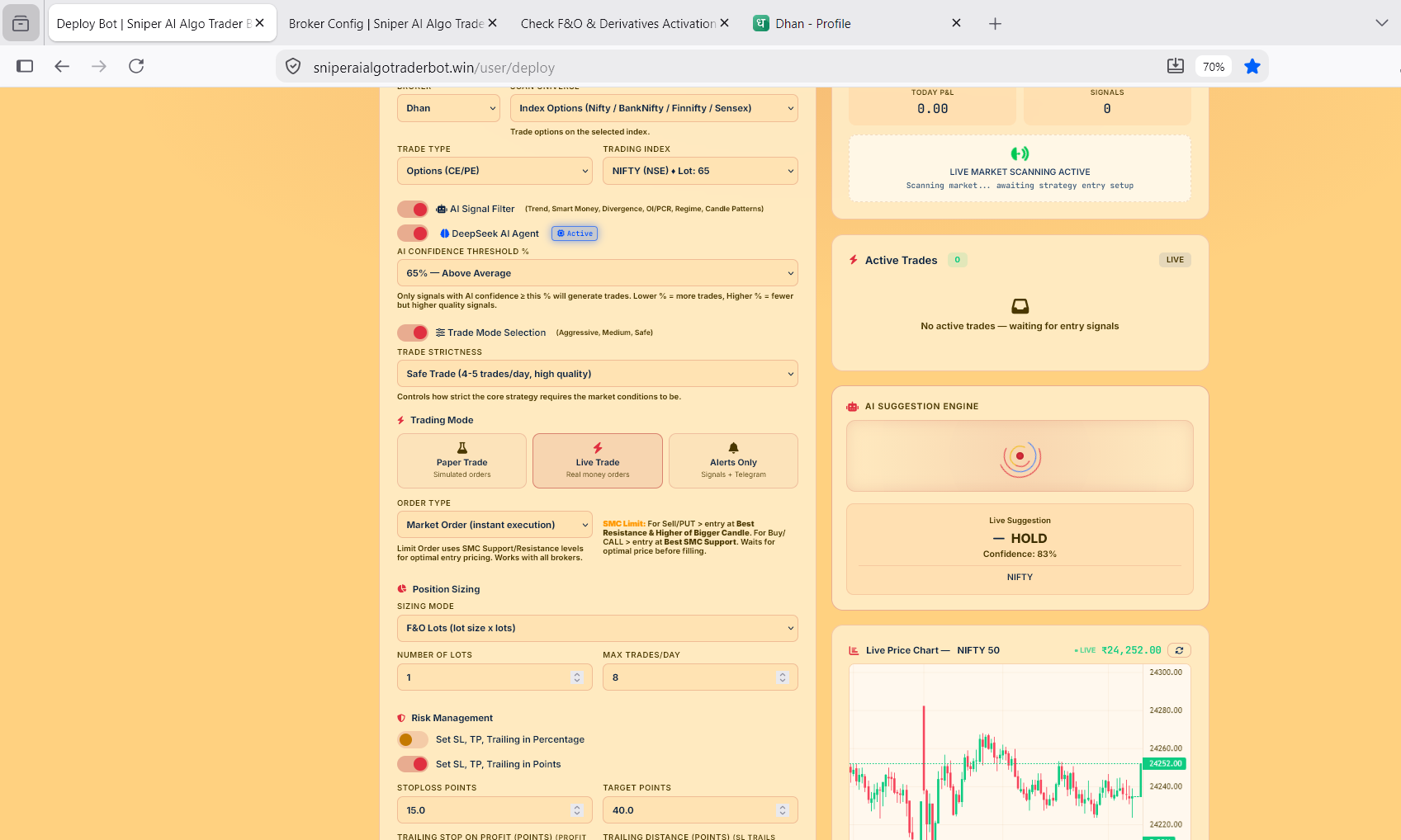 Deploy Terminal 2 Real-Time Strategy Execution